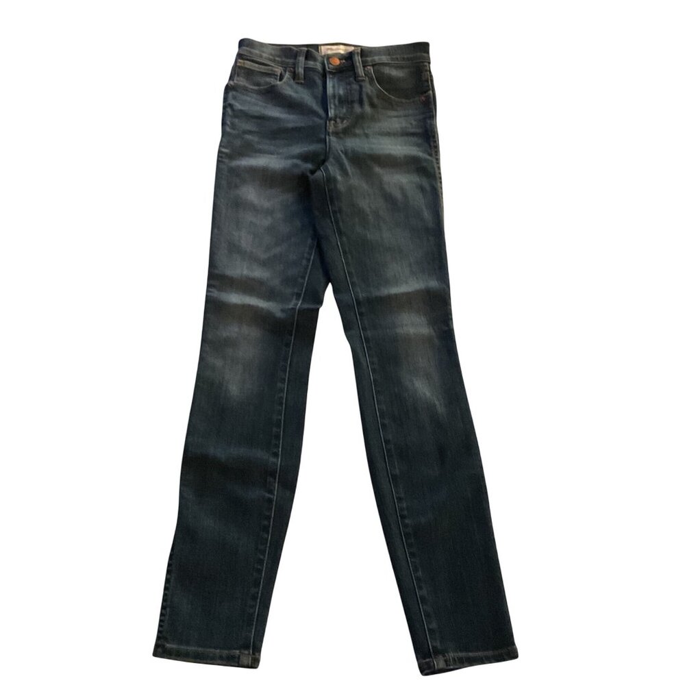 NWOT Madewell 10" High-Rise Skinny Jeans Sz 24 Dark Wash Denim Women Casual Wear
